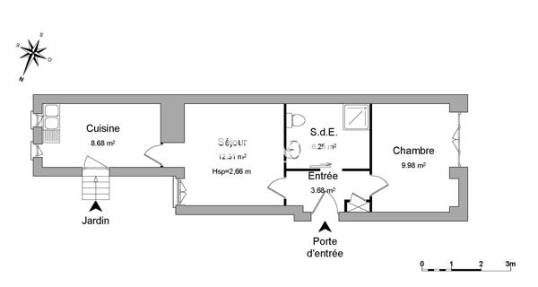 Location Appartement 2 pièces 40.9 m² - Nancy 54000
