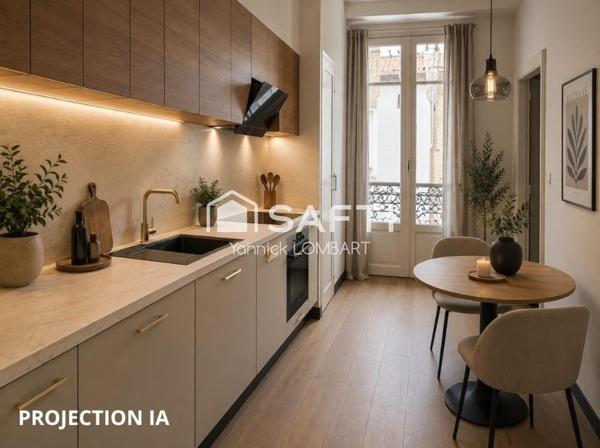 Appartement à rénover de 100 m² (2ème étage) au cœur de Gaillac