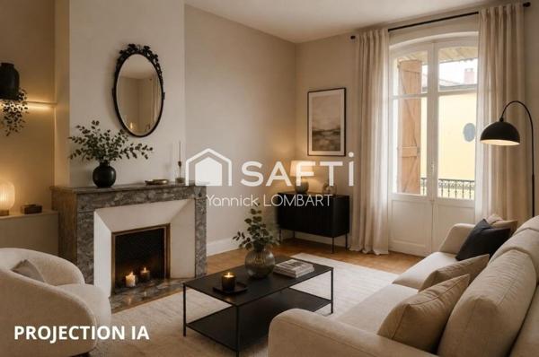 Appartement à rénover de 100 m² (2ème étage) au cœur de Gaillac