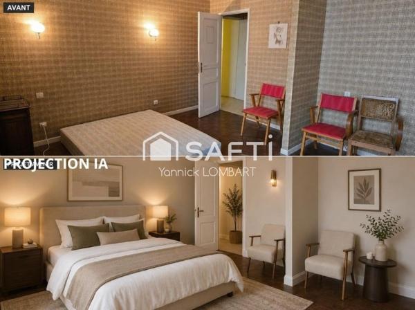 Appartement à rénover de 100 m² (2ème étage) au cœur de Gaillac