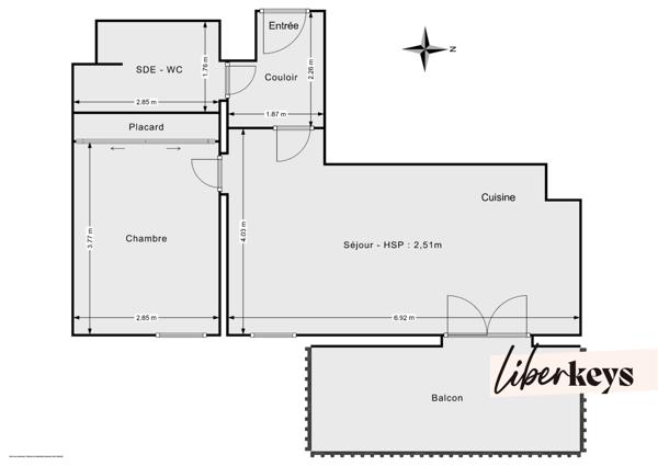 Appartement 2 pièces avec terrasse et Box 