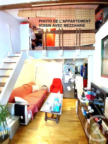 Appartement Studio à vendre  1 pièce - 17,50 m2 PARIS - 75020