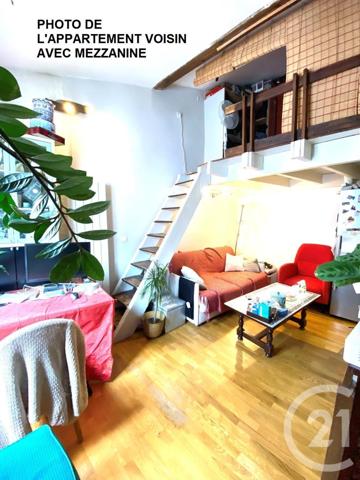 Appartement Studio à vendre  1 pièce - 17,50 m2 PARIS - 75020