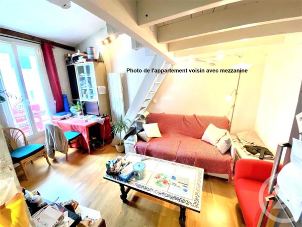 Appartement Studio à vendre  1 pièce - 17,50 m2 PARIS - 75020