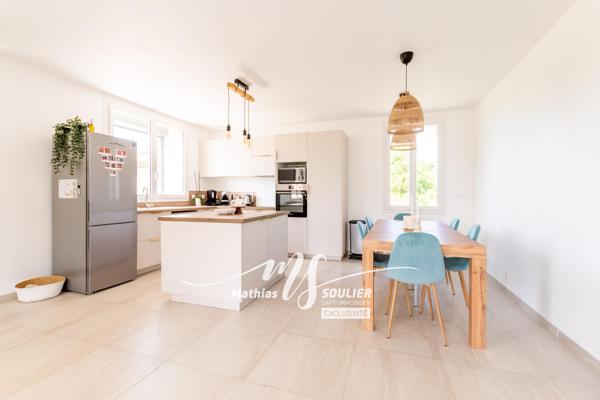Maison T4 de 90m² + permis 2xT2, sur terrain 484m²