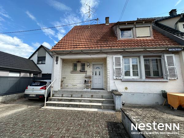 Opportunité : maison lumineuse avec cour et stationnement à Haguenau