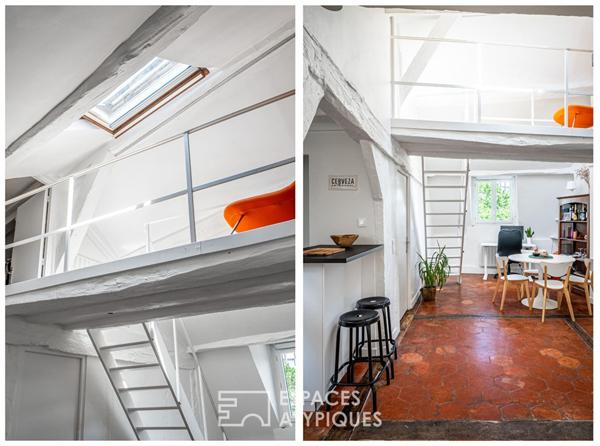 Dernier étage en duplex avec terrasse