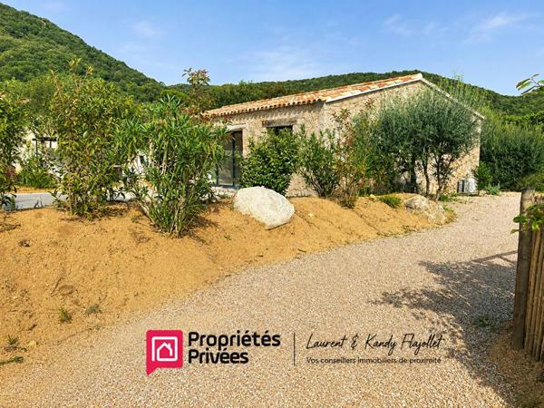 Maison type T3  en pierre sèche avec piscine - Ste Lucie de Porto Vecchio 2A - CORSE DU SUD - FRANCE