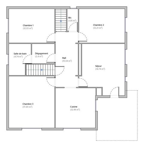 Maison
         6 pièces
        - 126 m² Exclusivité 367 000 € *