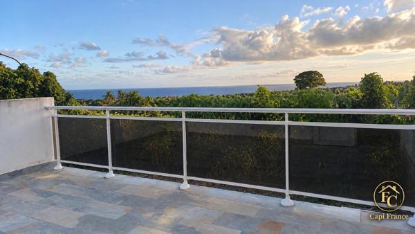 CAPESTERRE-BELLE-EAU – ÉLÉGANTE VILLA T5 AVEC VUE MER ET CAMPAGNE