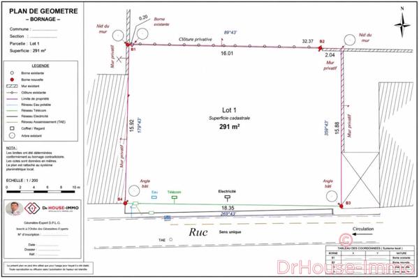 Terrain à vendre de 291 m²