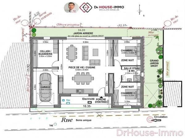 Terrain à vendre de 291 m²