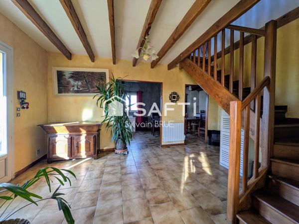 Maison T5 100m² env. sur terrain entièrement clôt