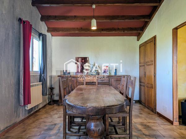 Maison T5 100m² env. sur terrain entièrement clôt