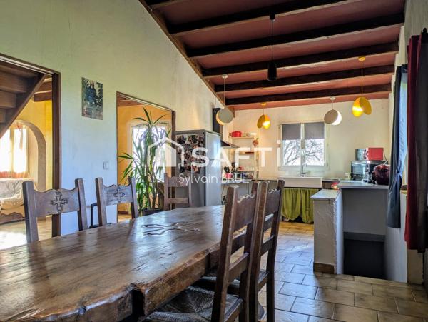 Maison T5 100m² env. sur terrain entièrement clôt