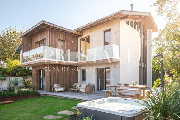 Villa contemporaine Lafitenia Saint-Jean-de-Luz – Vue mer panoramique, piscine, plages à pied, SAINT JEAN DE LUZ
