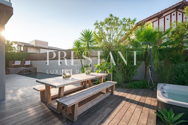 Villa contemporaine Lafitenia Saint-Jean-de-Luz – Vue mer panoramique, piscine, plages à pied, SAINT JEAN DE LUZ