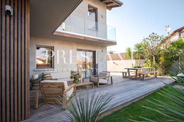 Villa contemporaine Lafitenia Saint-Jean-de-Luz – Vue mer panoramique, piscine, plages à pied, SAINT JEAN DE LUZ