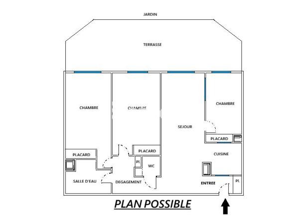 Appartement 4 pièces - 80 m² Bien prestige