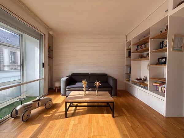 Vannes centre ville : Appartement 3 chambres + stationnement