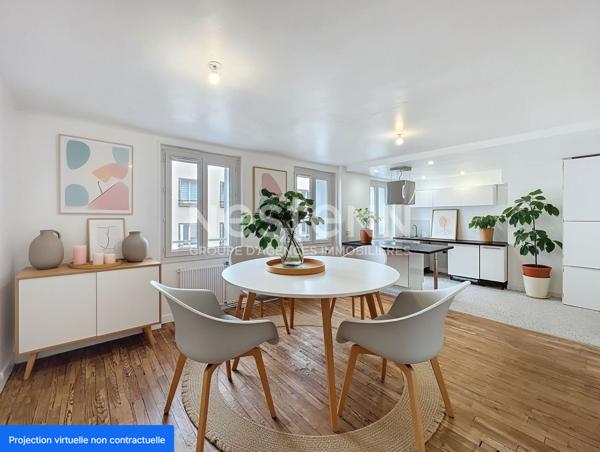 À vendre : Appartement spacieux de 4 pièces à Brest - secteur Recouvrance