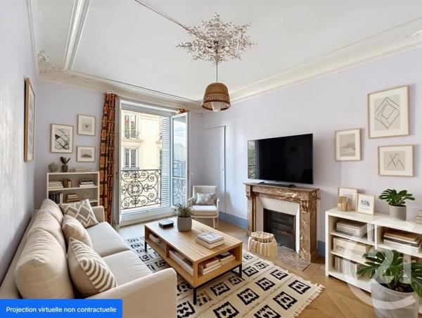 Appartement F3 à vendre  3 pièces - 60 m 2   LEVALLOIS PERRET  - 92