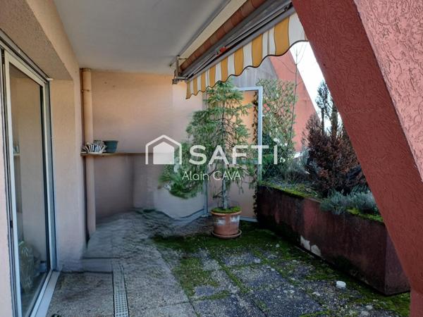 Appartement en rez de chaussée de 70m² avec terrasse,cave,parking privatif  sur les hauteurs de Gap
