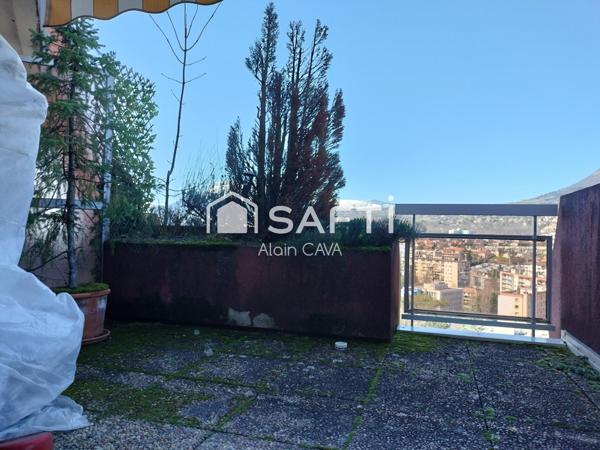 Appartement en rez de chaussée de 70m² avec terrasse,cave,parking privatif  sur les hauteurs de Gap