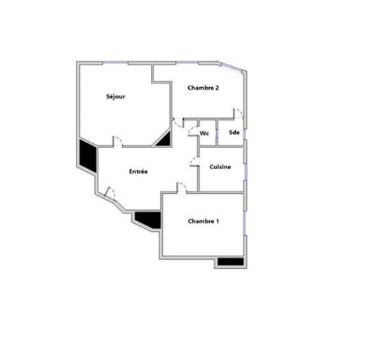 Appartement à vendre 3 pièces 58,88 m² Levallois-Perret