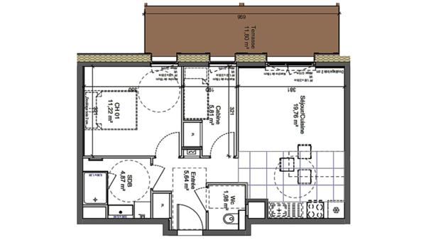 Appartement à vendre 2 pièces 49 m² Montriond