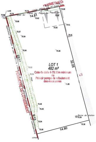 BINIC-ETABLES SUR MER : A VENDRE TERRAIN A BÂTIR !
