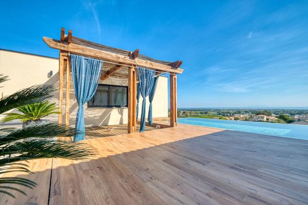 Vente Luxueuse Maison Contemporaine d'Architecte 10 pièces Vue Mer Penta Di Casinca