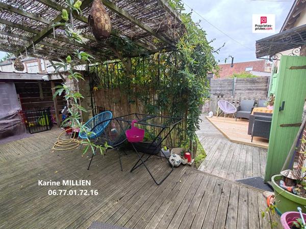 DREUX 28100 Maison de style longère "sans enfilade" rénovée - 1 étage - 2 chambres - Cave voutée - 176500  HAI