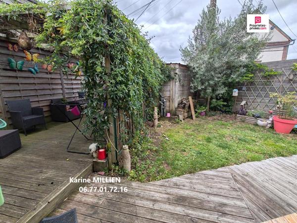 DREUX 28100 Maison de style longère "sans enfilade" rénovée - 1 étage - 2 chambres - Cave voutée - 176500  HAI