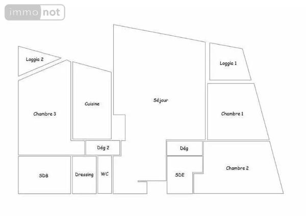 Achat - Appartement Paris 13e Arrondissement 75013 131 m 2 1755 m 2