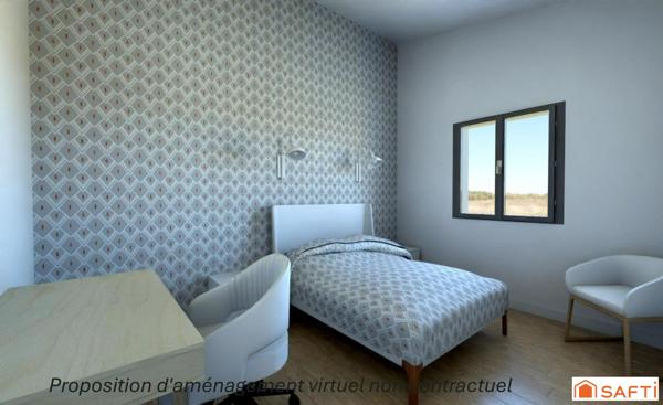 DEPENDANCE AVEC TERRAIN 817 M2 A VILLENAVE D'ORNON QUARTIER TRES CALME