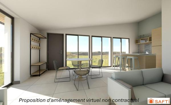 DEPENDANCE AVEC TERRAIN 817 M2 A VILLENAVE D'ORNON QUARTIER TRES CALME