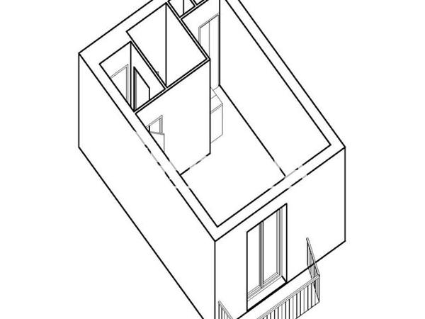 Location Studio 23.35 m² - 6 PAILLETTE Rennes 35000