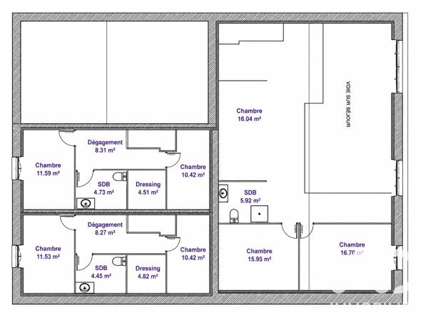 Maison à vendre 1 pièce 290 m² Tavaux