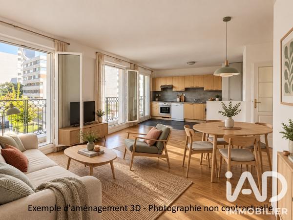 Location appartement 2 pièces 53,46 m² Puteaux