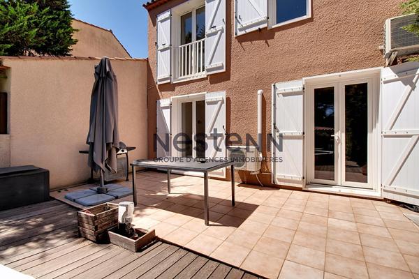 Maison T4 de 93 m² avec jardin, garage dans un secteur résidentiel recherché de Vitrolles Nord