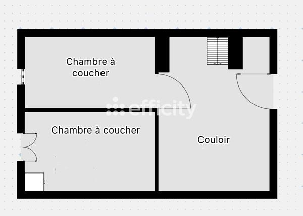 Appartement 3 pièces - 60 m² Exclusivité efficity