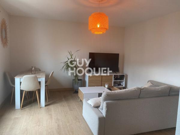 Appartement meublé à louer de 2 pièces de 42.49 m² avec 2 places de parking et balcon