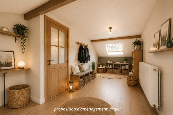 Maison mitoyenne 83m² (90m² au sol) – Lumineuse, évolutive & cadre verdoyant