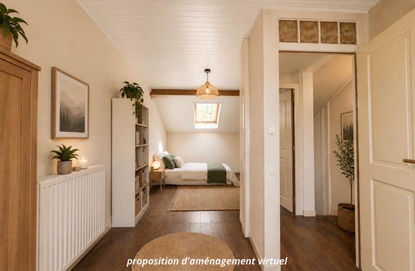 Maison mitoyenne 83m² (90m² au sol) – Lumineuse, évolutive & cadre verdoyant