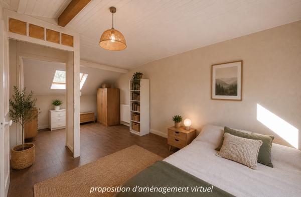 Maison mitoyenne 83m² (90m² au sol) – Lumineuse, évolutive & cadre verdoyant