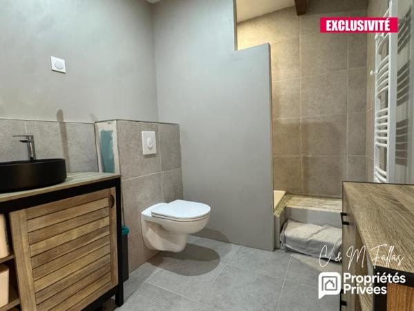 Ensemble immobilier avec appartement rénové - TRAVAILLAN - 220m²