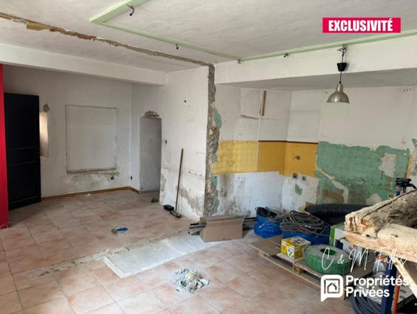 Ensemble immobilier avec appartement rénové - TRAVAILLAN - 220m²