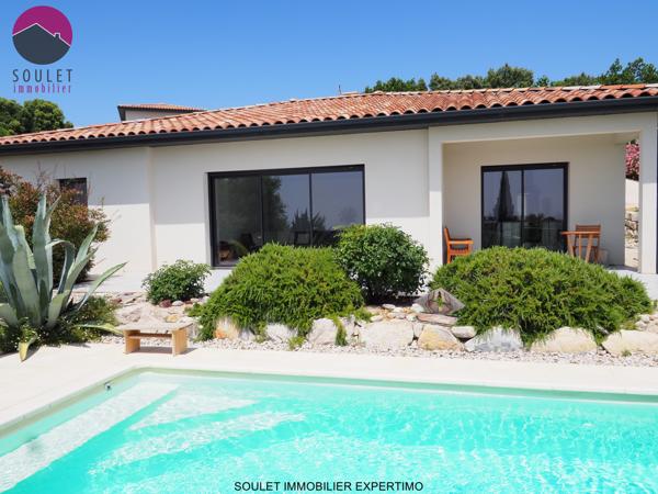 Bédoin (84410) *** SOUS OFFRE *** Magnifique villa récente avec vue dominante