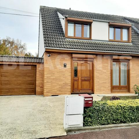 Maison 3 chambres avec sous - sol, garage et jardin - Courrières
